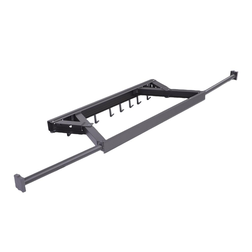 Wall Mounted Folding Clothes Hanger Retractable Clothes Drying Rack Space Saving for Balcony Windowsill Bedroom Bathroom