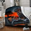 1pc Lion, Sunset Blanket Lightweight Blanket Throw Blanket For Sofa, Bed, Travel, Camping, Livingroom, Office, Couch, Chair yy251010049