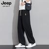JEEP SPIRIT Men's Summer Loose Ice Silk Casual Cargo Pants