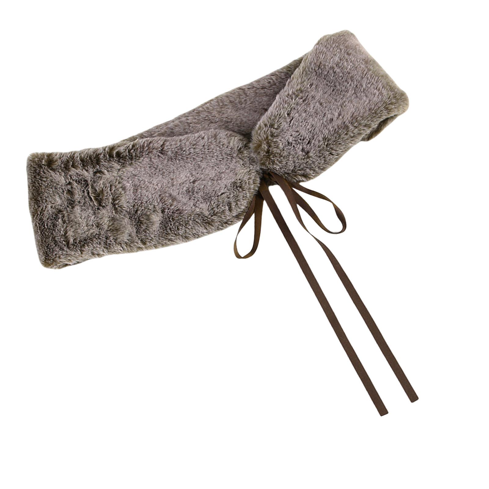 

Пояс для женщин Элегантный Меховой Плюшевый Роскошный Пояс с Завязкой Цвет Майяр Ретро Пояс-Кушак Стильный Аксессуар