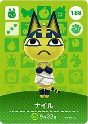 Animal Crossing Amiibo Card 2nd Edition Nile No.188