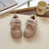 Children's cotton shoes 2025 autumn and winter new girls' fleece snow boots non-slip medium and older children's fleece warm loafers