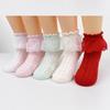 Calzini da Bambina Stile Principessa Primavera ed Estate Cotone Puro Pizzo Calzini da Bambino con Pizzo Estivi Sottili Traspiranti per Bambina Danza