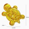 Flash Flowing Sand Candy Color Turtle Dolls Cute Turtle Small Ornament Cartoon Turtle Toy  Car Keys