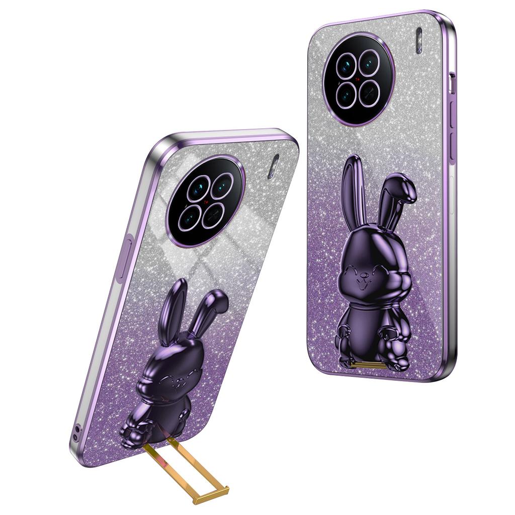 For vivo X90 5G Case Rabbit Design PC+TPU Kickstand Phone Cover