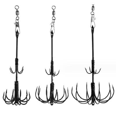 Stainless Steels Outdoor Fishing Tackle Squid Fishing Jig Steel Fishing Hook