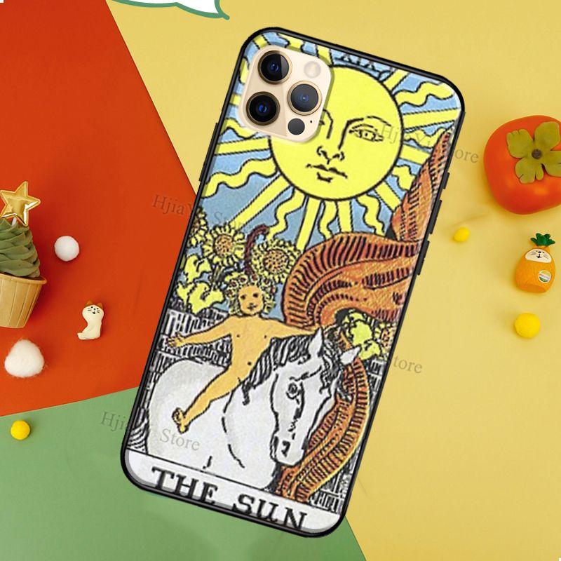 moon Tarot Mystery totem Case For iPhone 11 14 13 Pro Max 12 mini X XR XS MAX 6 6S 7 8 Plus 5S SE 2020 Phone Cover