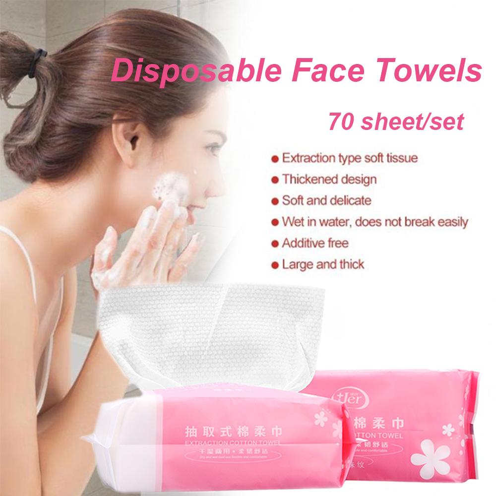 Buy Travel Cleansing Facial Tissue Washcloth Skin Care Face Towels