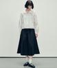 Marop 3114 Nylon Flare Skirt (Black)