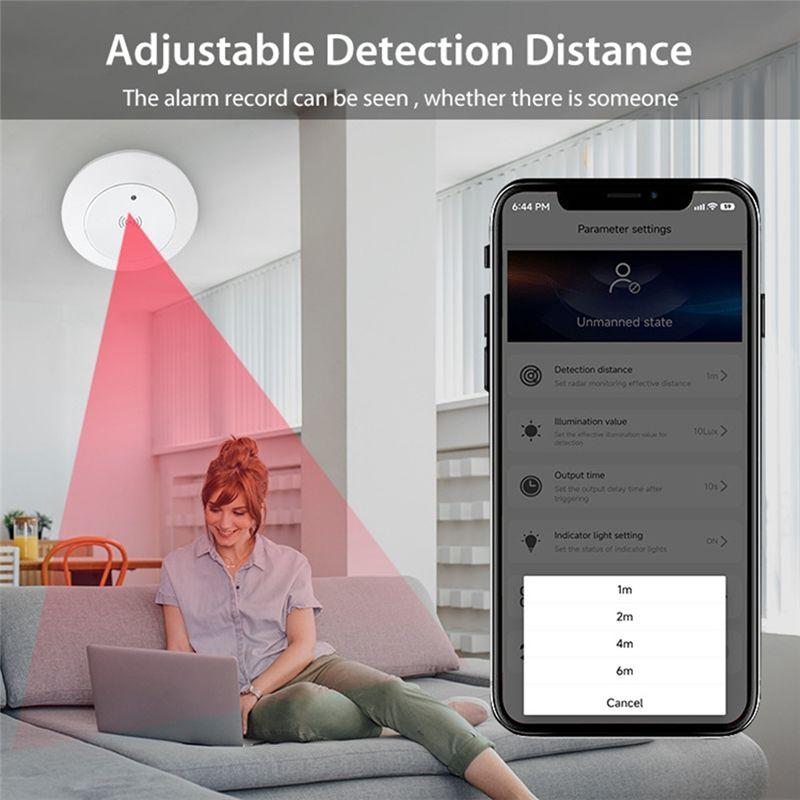 Aug. Human Presence Sensor Smart Motion Sensor Light Switch Bluetooth Millimeter Wave Light Switch B
