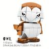 Ensemble de Blocs de Construction Animaux Mignons Collection de Briques à Petites Particules Décoration Amusante Cadeaux Éducatifs pour les Fêtes Pour Adultes