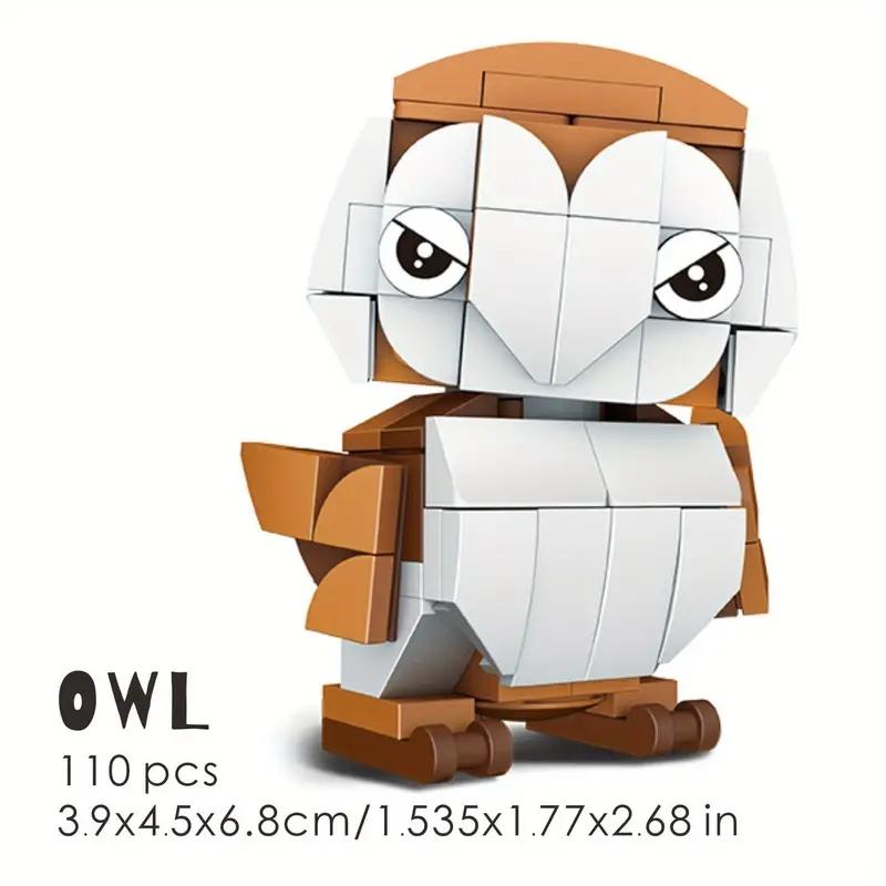 Ensemble de Blocs de Construction Animaux Mignons Collection de Briques à Petites Particules Décoration Amusante Cadeaux Éducatifs pour les Fêtes Pour Adultes
