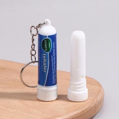 5 ks kľúčenka s nosným inhalátorom Zvyšuje sústredenie Inhalačné tyčinky Chladiaci éterický olej Nosový inhalátor Aromaterapia Energetická tyčinka