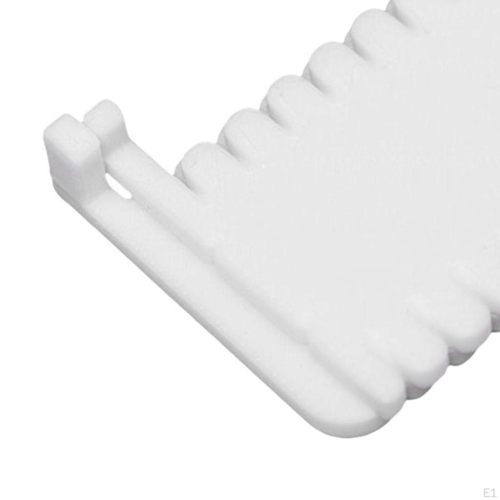 Miarka krawiecka z klipsem, szablon do naszywania, 9,5x4,5 cm, przenośna, wszechstronna, do precyzyjnego podwijania