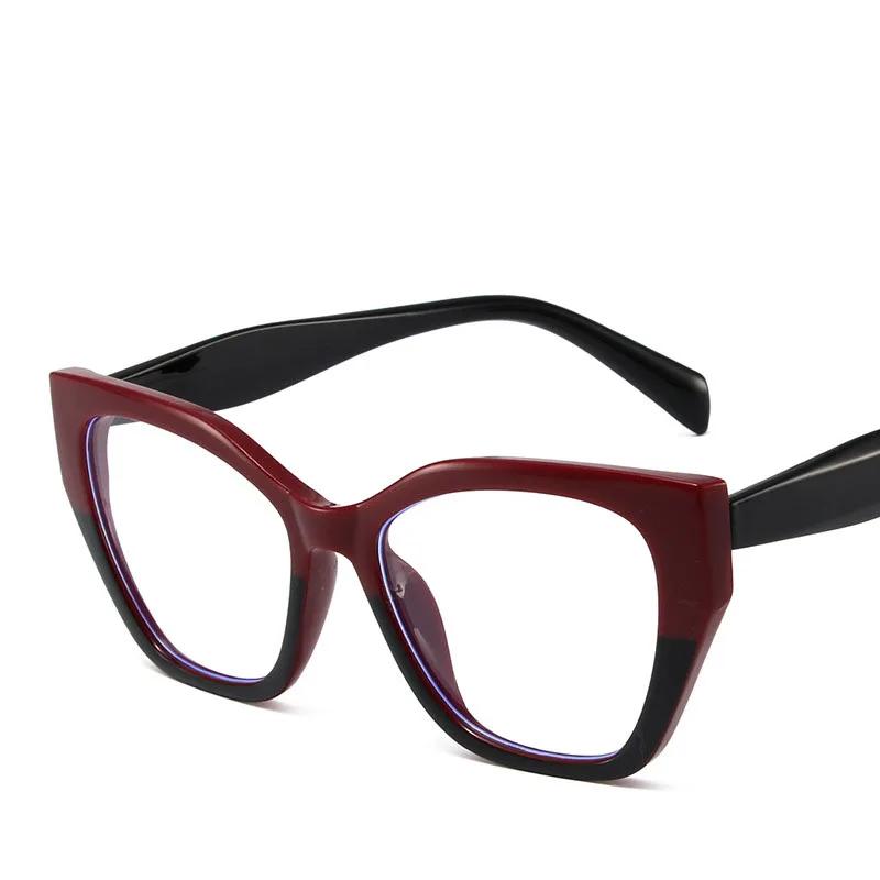 Luxury Brand Designer Anti Blue Light Sexy Cat Eye Butterfly Glasses Women Vintage Myopia Prescription Optical Eyeglasses Frame