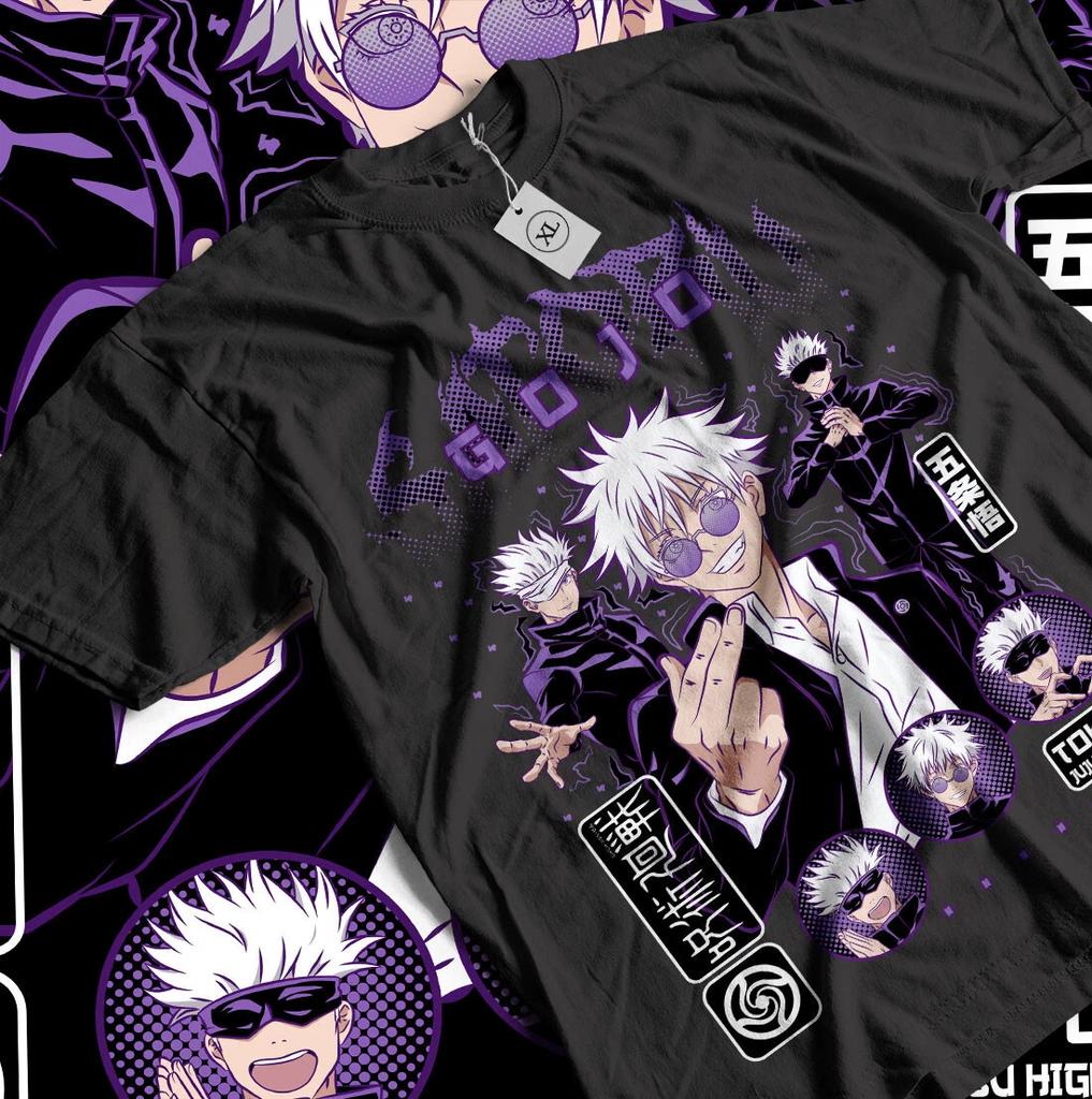 Gojo Satoru Jujutsu Kaisen TShirt Mahito Horror Anime Funny Gift Shirt Black