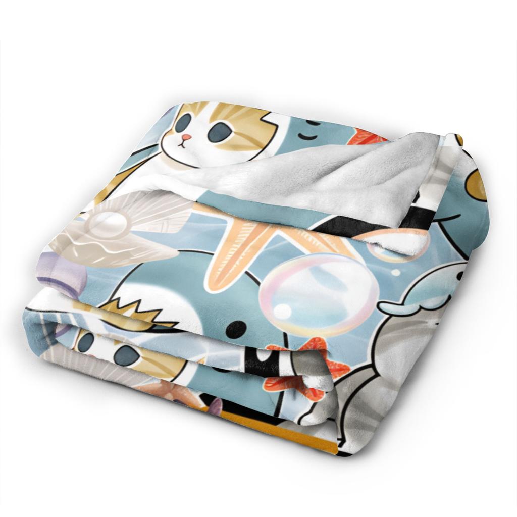 Mofusand Blankets Super Soft Fashion Plush Throw Blanket For Kids Adult Home Decor Flannel Bedspread Bed Cover