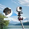 For Insta360 GO Ultra PULUZ PC Plastic Frame Adapter Base Mount (Black)