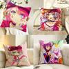 Anime NNo GGame NNo LLife Cushion Cover Pillow Case Antidustmite Pillowcase Silky Short Plush Sofa Cushion Cover Hot
