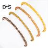 4Pcs/Set Beach Bracelet Fine Workmanship Non-Fading Stacked Bracelet Faux Crystal Versatile Bracelet for Daily Wear
