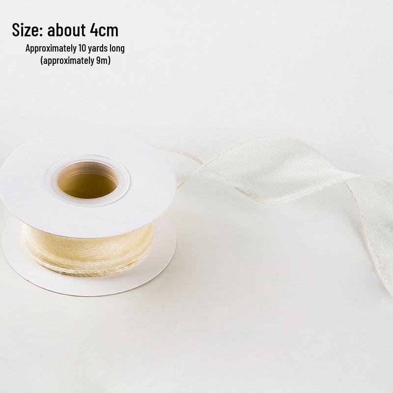 Elegant Fishtail Silk Ribbon for Cake and Bouquet Decoration