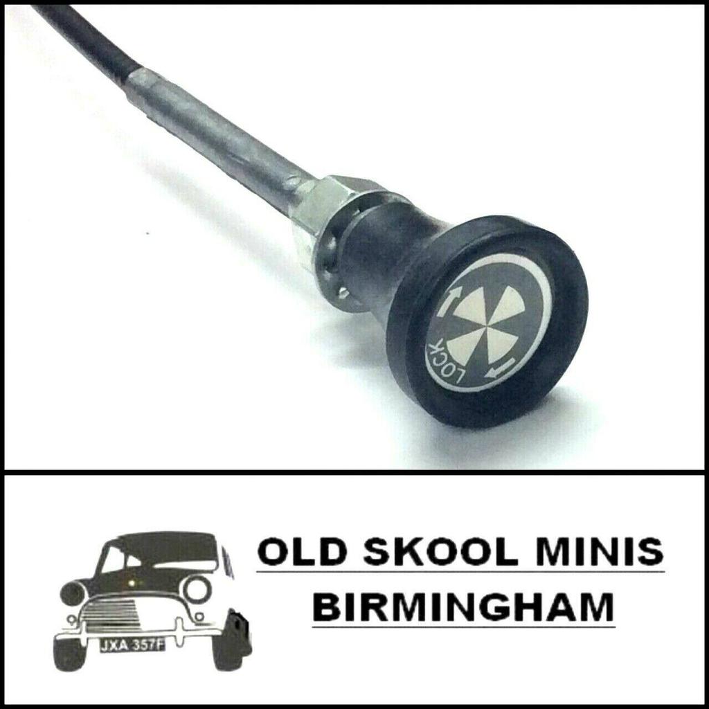 Classic Car Universal Choke Cable Pull Twist & Lock 60" Long Mini Kit Car BMC Car Accessories Car