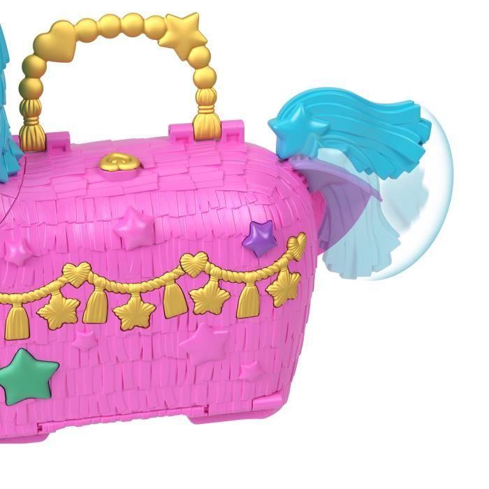 Polly Pocket-Die Einhörner feiern-Spielset mit 2 Mini-Figuren hyd96