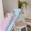 For iPhone 16 Pro Case IMD Star Design TPU Phone Cover with Beaded Strap