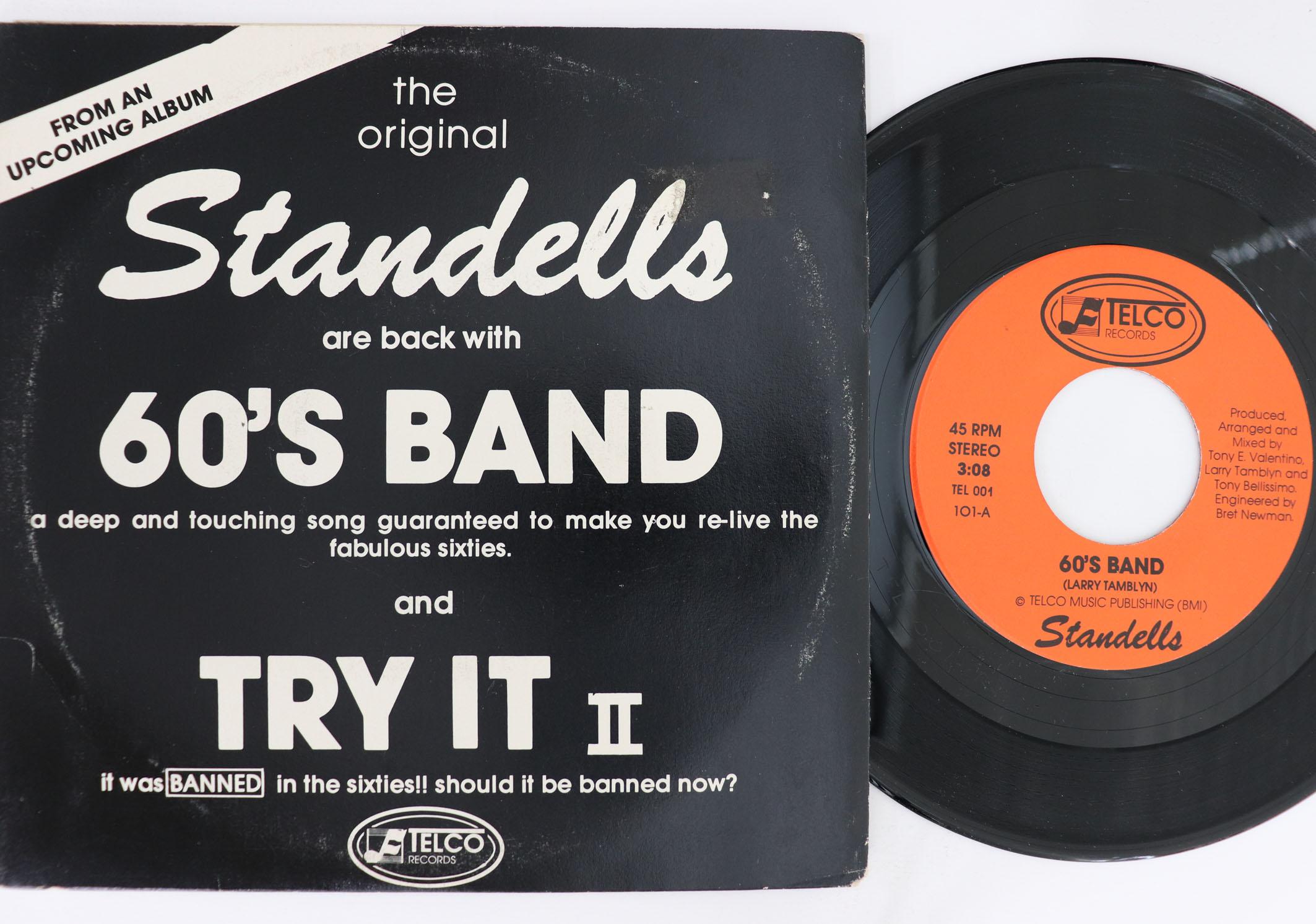 

7inch Record STANDELLS 60s Band Try It 2 TEL001002 TELCO US Rock Used