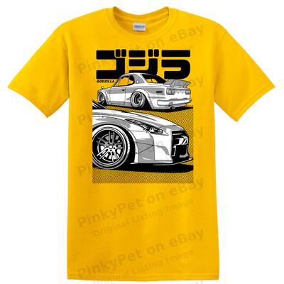 Car Illustration T Shirt Graphic Tee for Car Lovers Automotive Art Design