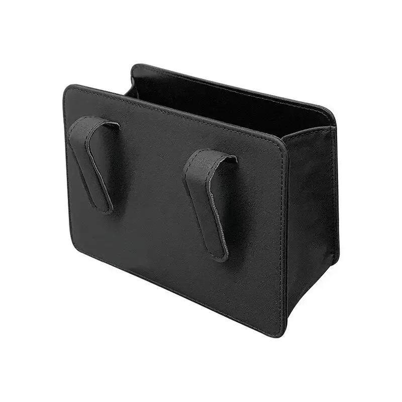 Car Side Door Storage Box Car Trash Can Phone Pouch Car Organizer Seatback Hanging Storage Bag Multifunction Storage Bag