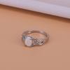 CopperVintage Fashion Setting Opal Stone Gem Ring For Women Size 6-10 Anillos Anel