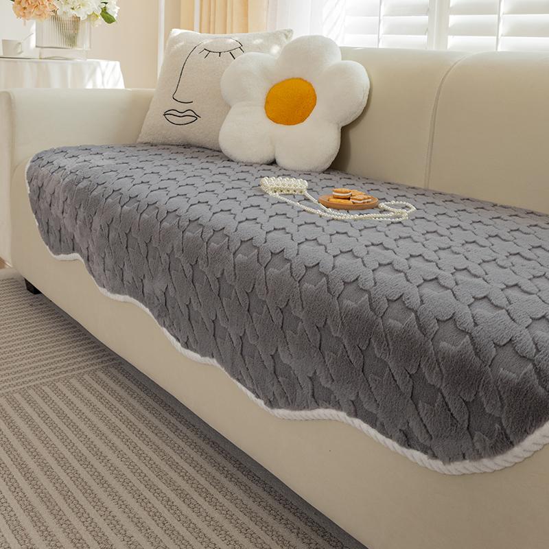 

Подушка для дивана «гусиная лапка» специальной формы, утолщенная зимняя подушка, нескользящий чехол для прямого дивана, накидка 90*70cm