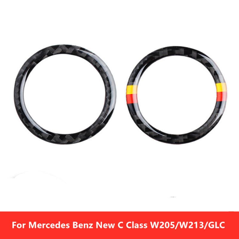 Engine Start Stop Button Cover Sticker Ignition Decive Stickers Car Styling For Mercedes Benz New C Class GLC W205