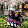 Custom Name Personalized BLEACH Print Umbrella, Auto Open Close, 8‑Rib Sturdy Frame, Commute Camping Hiking Use, Birthday Gift
