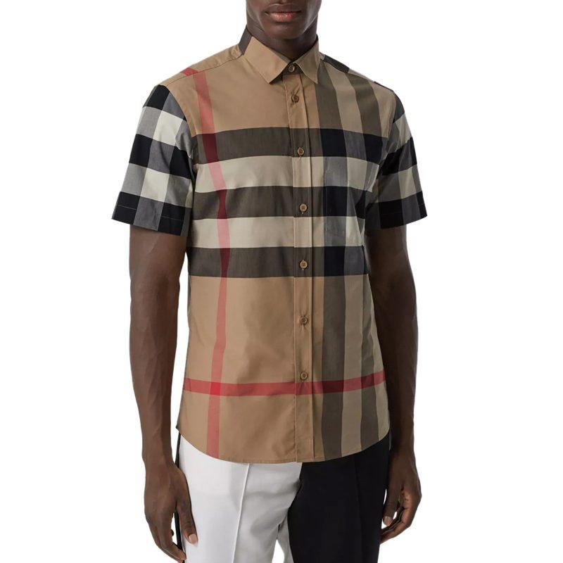 Burberry SS20 Shirt Men's Khaki 80173221