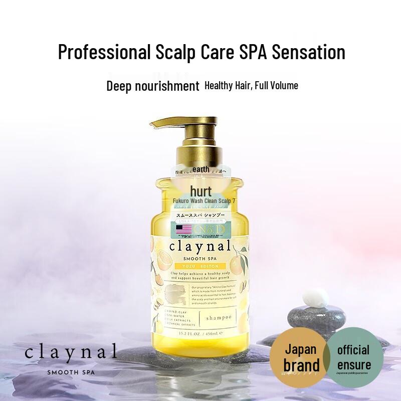 CLAYNAL Japanese Natural Mineral Clay Scalp Care Shampoo
