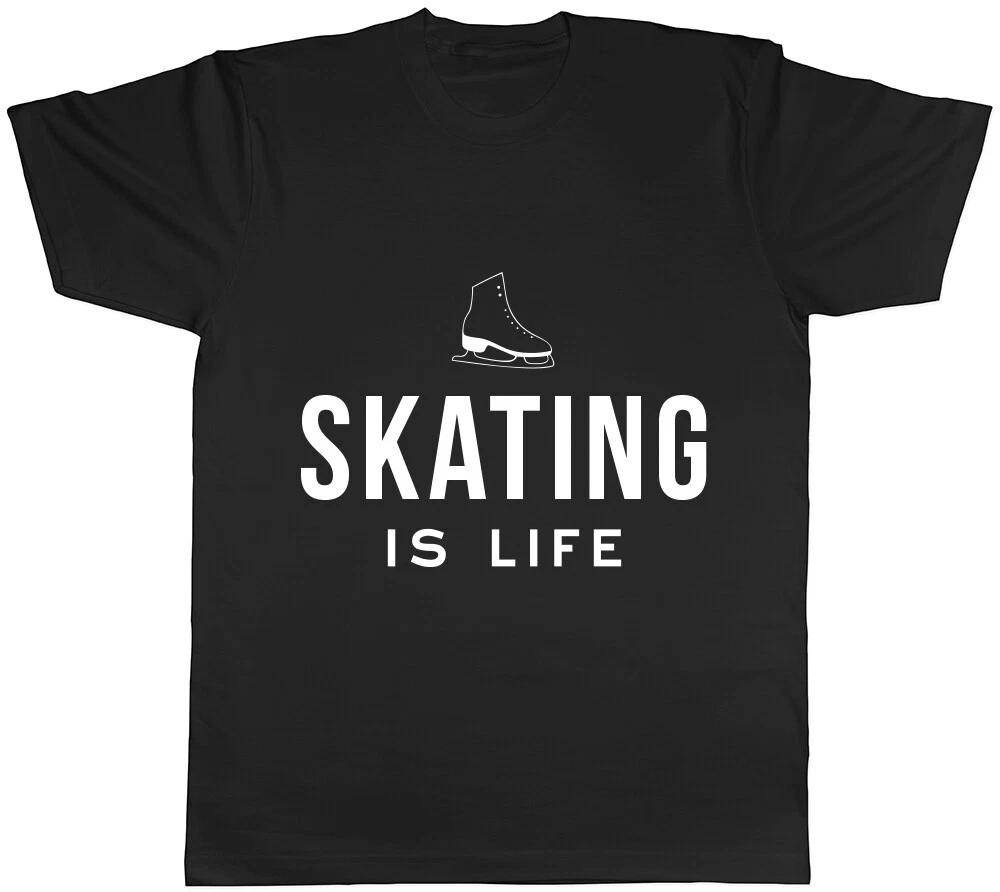 Ice Skating is Life Mens Womens Ladies T-Shirt Tee XL
