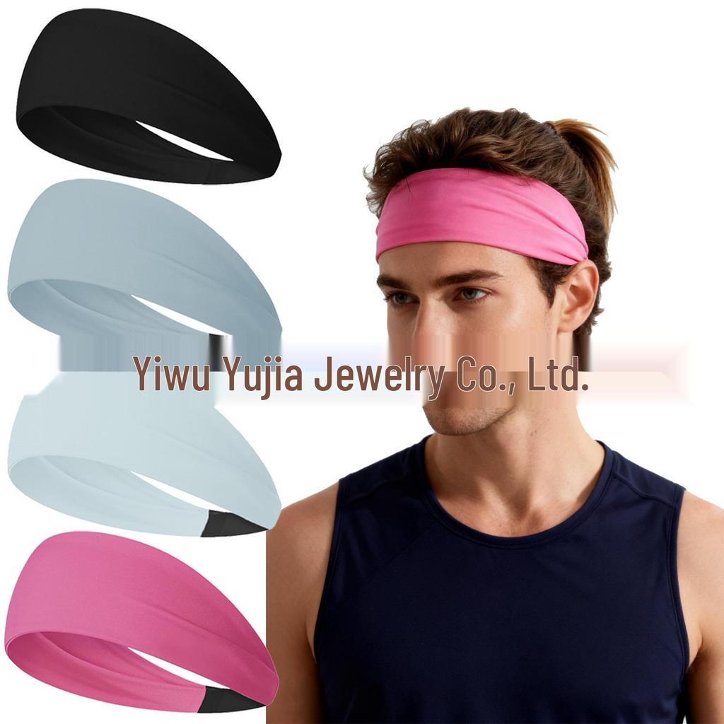 Women's Sweat-Wicking Elastic Headband for Sports, Running, Fitness, and Yoga - Wide Edge Hairband