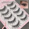 Fluffy Texture Rhinestone False Eyelashes Dazzling Faux Eyelashes  Eye Lash Makeup Tool