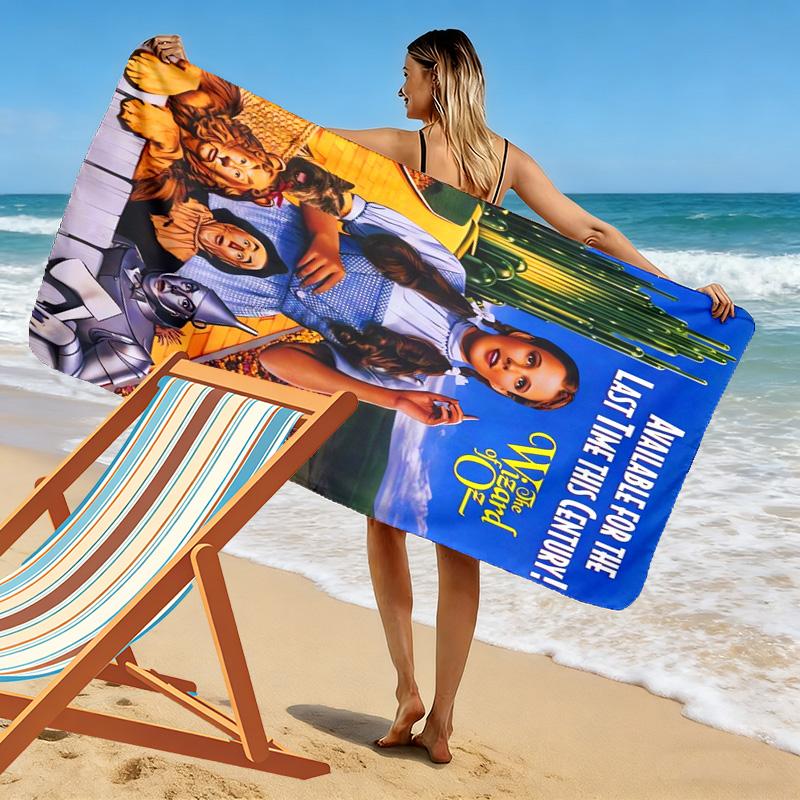 Fantasy Adventure Journey beach towel Outdoor camping beach Absorbent bath towel swim quick-drying swim towel Travel and vacation towels beach