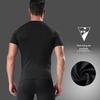Men's Quick-Dry Elastic Sports T-Shirt - Breathable Ice Silk Short Sleeve Fitness Wear