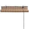 Vidaxl Bambus-Rollos, 140 x 220 cm, Braun