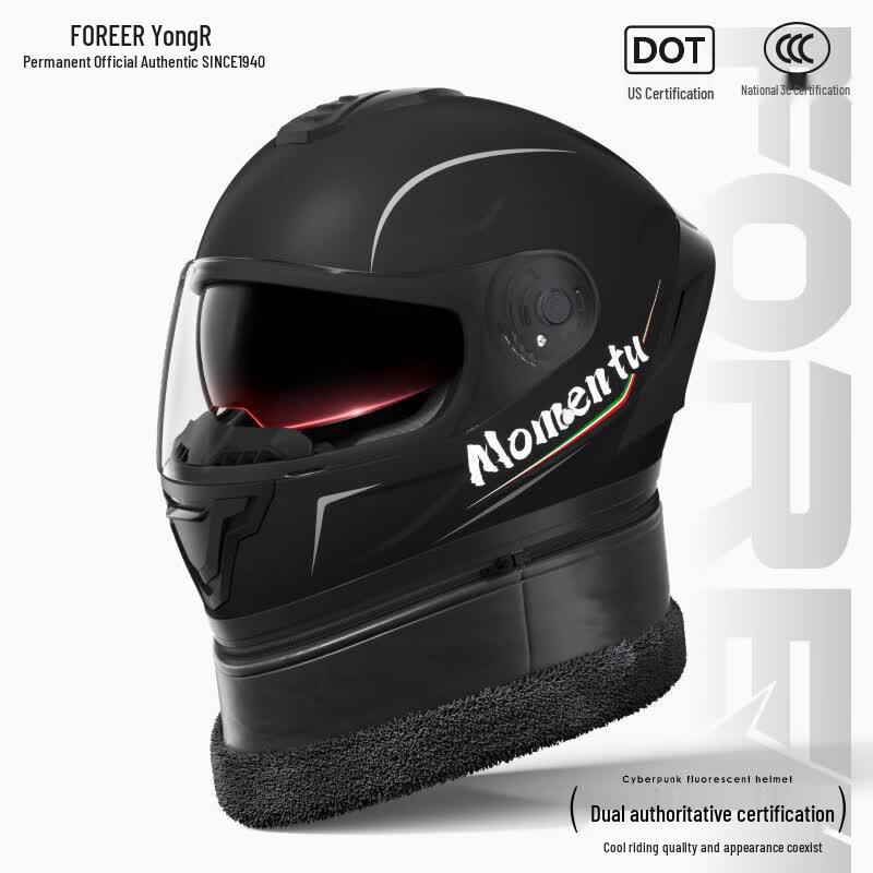 Yongjiu HM9 Full Face Motorcycle Helmet with Dual Visor