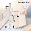 Wall Level Hanger Level Hanger Mount Portable Adjustable Support Stand Adapter Base With Scale For Construction Carpentry