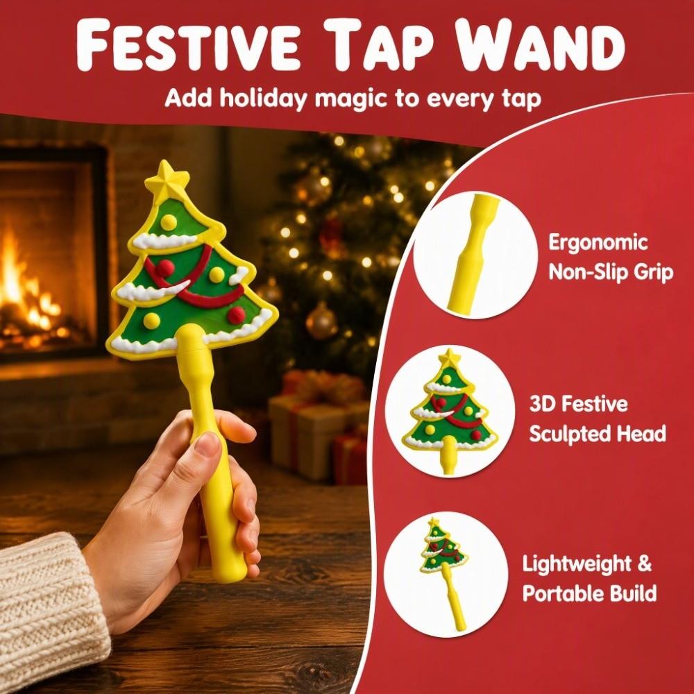3D Printed Contactless Card Wand Handheld Funny Xmas Card Holder Desktop Display
