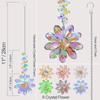 Colourful Rainbow Maker Exquisite Artificial Crystal Suncatcher Flower Sun Catcher  Outdoor