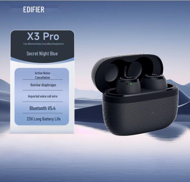 Edifier X3 Pro True Wireless Noise-Cancelling Bluetooth Earbuds