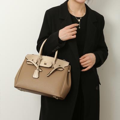 Mode Retro Tragbare Platin Tasche Damen Neue Steinmuster Schultertasche Leichter Luxus Vielseitige Umhängetasche