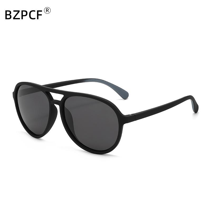 New Trendy Gradient Legs Oversized Pilot Polarized Sunglasses Men Brand Design Vintage Driving Sun Glasses Women Shades UV400